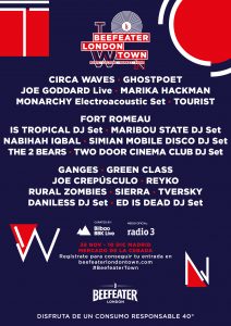 Beefeater London Town, Londres llega a Madrid 3 Bandas y DJs en el Beefeater London Town