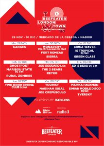 Beefeater London Town, Londres llega a Madrid 4 Calendiario en el Beefeater London Town