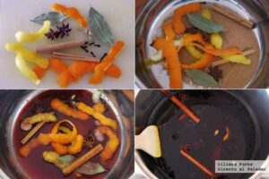 Vino caliente especiado, una receta para Navidad 2020 4 Algunos ingredientes para hacer el vino.