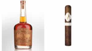 Perfecto bourbon, whisky y coñac con 5 grandes tabacos 3 JOSEPH MAGNUS MEZCLA DE CIGARROS BOURBON + DAVIDOFF ROBUSTO INTENSO.