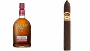 Perfecto bourbon, whisky y coñac con 5 grandes tabacos 7 MALTA DE CIGARRO DALMORE + PADRÓN SERIE 1926