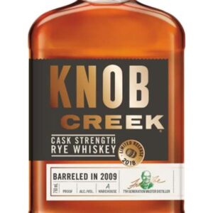 Knob Creek es un claro ejemplo de Whiskey Bourbon Cask Strenght